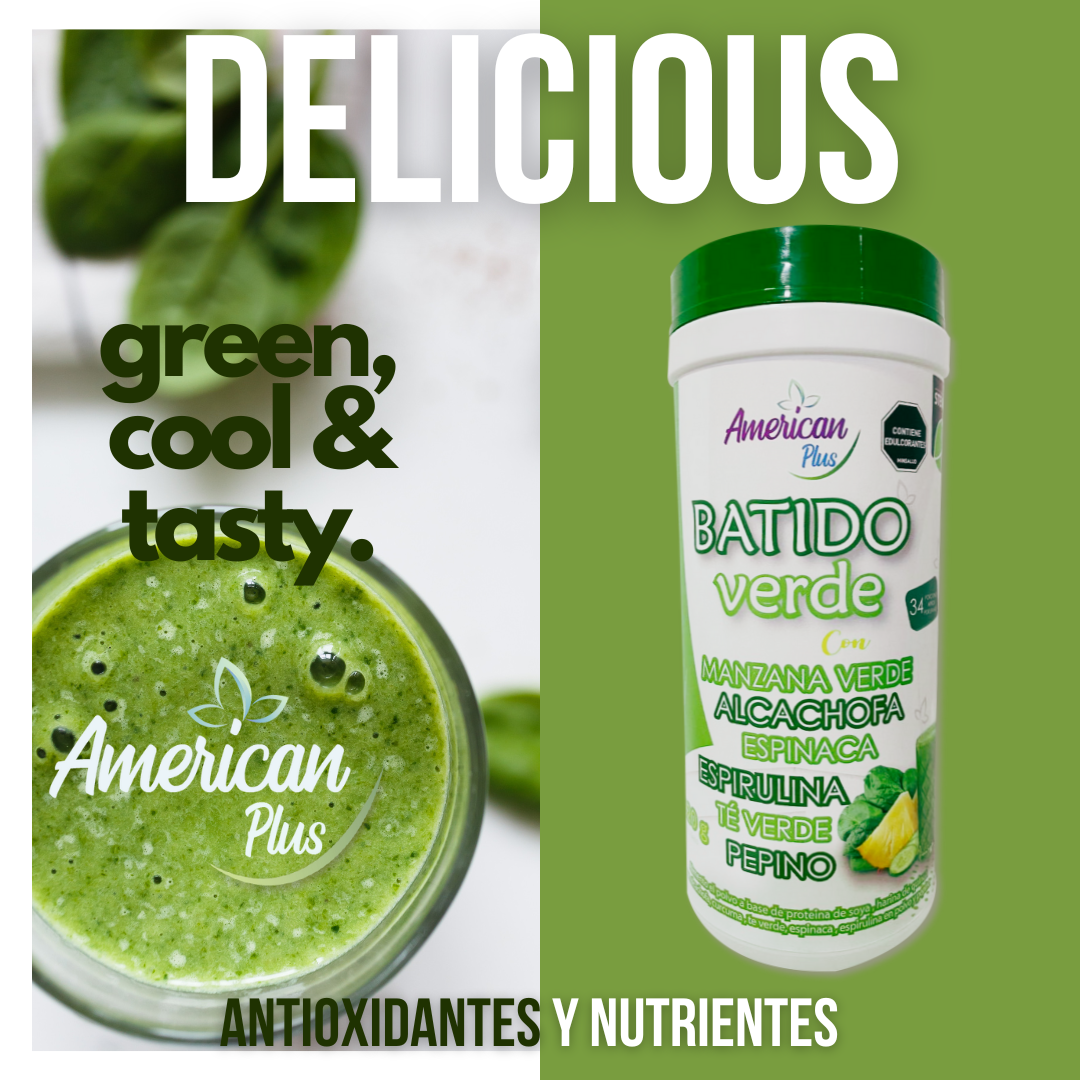 BATIDO VERDE CON VICTAMINAS