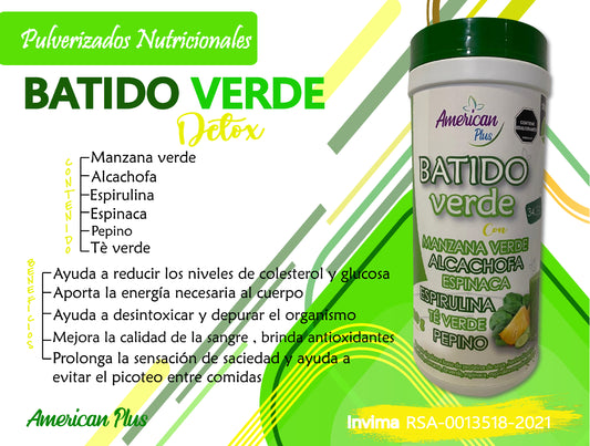 BATIDO VERDE CON VICTAMINAS